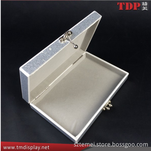 custom luxury folding jewelry box luxury acrylic storage box clear acrylic packaging boxes acrylic packaging box with lock